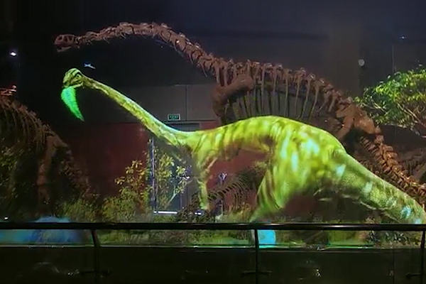 91香蕉小视频裸眼AR展示屏 | 世界恐龙谷